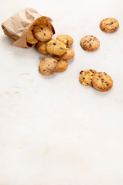 Εθνική Ημέρα Μπισκότων Μπισκότα Σοκολάτας Biscuit Αφίσα Ημέρα Μπισκότων Δεκεμβρίου — Φωτογραφία Αρχείου