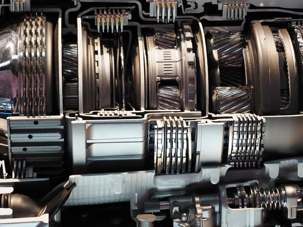 Оформить Заказ Инжекторный Двигатель Piezo Музее Mercedes Benz — стоковое фото