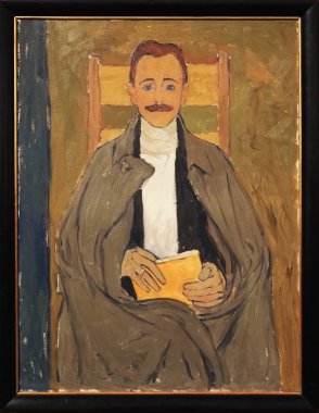 Rudolf Steindl, the Artist's Brothwer-in-Law, oil on canvas, circa 190. Vienna 1868 - 1918 Vienna