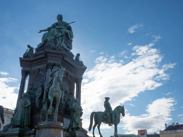 Pomnik Cesarskiej Marii Teresy Wiedniu — Zdjęcie stockowe