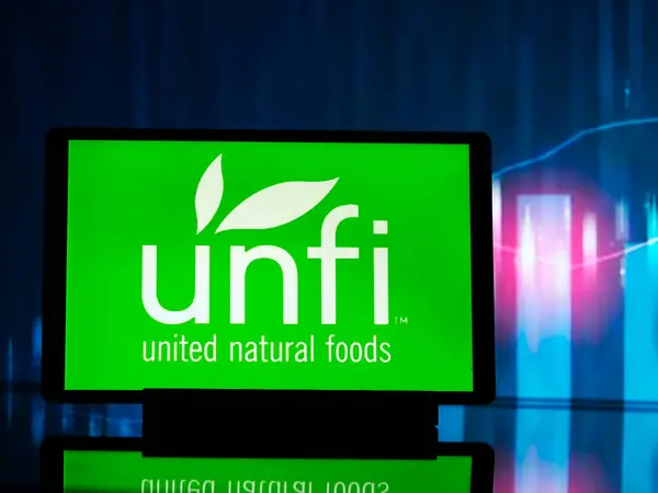 Германия Апреля 2024 Этой Фотоиллюстрации Логотип United Natural Foods Inc Лицензионные Стоковые Фото