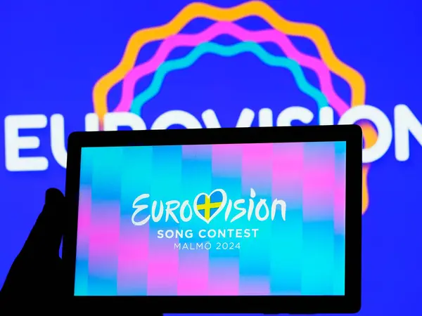 Germany April 2024 Iin Photo Illustration Eurovision Song Contest 2024 Stock Picture