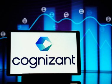 Almanya - 1 Ağustos 2024: Bu resimde, Cognizant Technology Solutions Corporation logosu bir tablette sergilenmektedir.