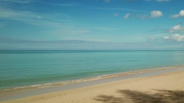 Vidéo Aérienne Beauté Plage Déserte Mer Calme Thaïlande — Video