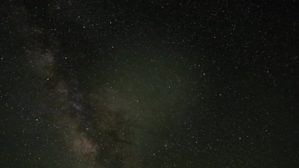 Пролетая Сквозь Звездное Поле Абстрактный Фон Космического Движения — стоковое видео