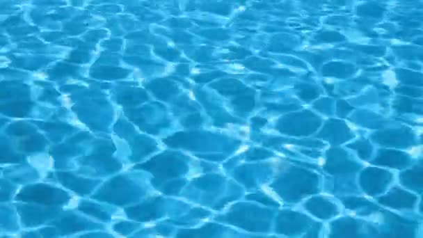 Schwimmbad Mit Türkisfarbenem Hintergrund — Stockvideo