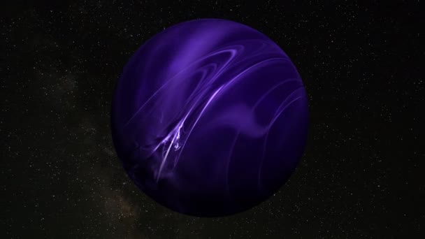 摘要紫外光透明球体 科学背景 空间数字技术行星结构 — 图库视频影像
