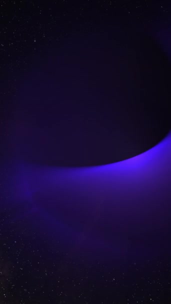 Αφηρημένη Σφαίρα Φωτός Αλλάζει Χρώμα Επιστημονικό Υπόβαθρο Ψηφιακή Δομή Πλανητών — Αρχείο Βίντεο