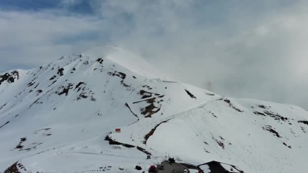 Grossgloknershtrasse Nin Kardaki Görüntüsü Grossglokner Yakınlarındaki Yüksek Dağ Yolu Avusturya — Stok video