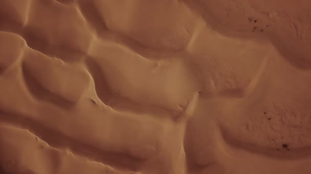 Letecký Pohled Písečné Duny Poušti Sahara Afrika — Stock video