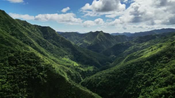 Luchtfoto Van Het Pittoreske Cordillera Gebergte Provincie Ifugao Luzon Island — Stockvideo