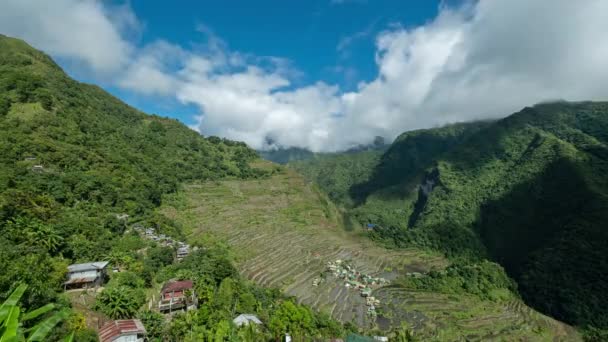 Pittoresche Terrazze Riso Batad Nella Provincia Ifugao Isola Luzon Filippine — Video Stock