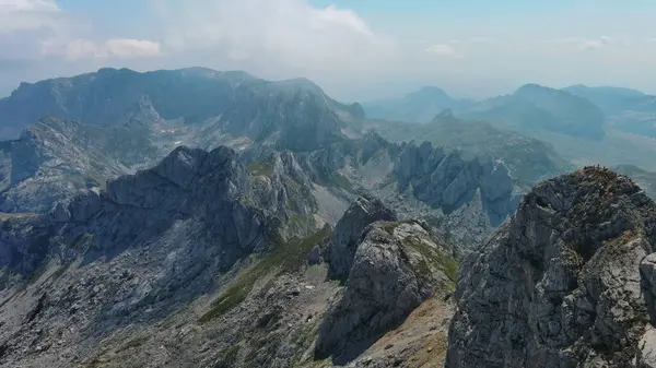 stock image Aerial view on mountains in the park Durmitor, Montenegro