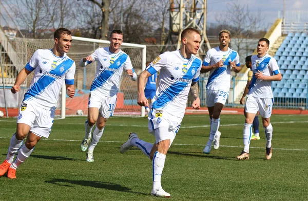 Uzhhorod Ukrayna Mart 2023 Dinamo Kyiv Oyuncuları Uzhhorod Daki Avanhard — Stok fotoğraf