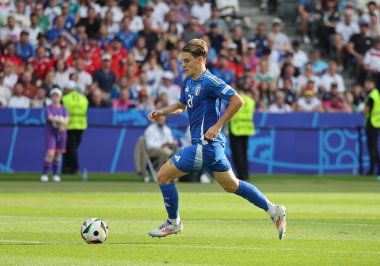 Berlin, Almanya - 29 Haziran 2024: İtalyan Nicolo Fagioli, Almanya 'nın başkenti Berlin' deki Olympiastadion 'da oynanan 16.