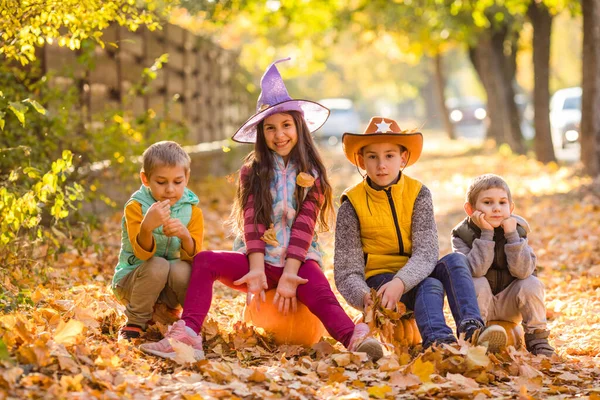 Halloween and Thanksgiving time fun for kids outdoors