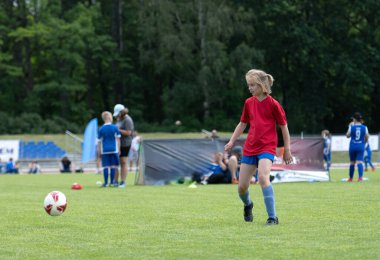 Yaz Maçında Küçük Futbolcu Büyük Potansiyel Gösteriyor