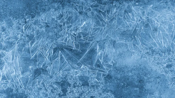 Крупним Планом Натуральна Текстура Льоду Зимовий Фон — стокове фото