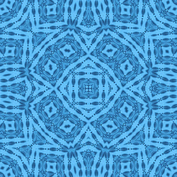 Abstrakter Blauer Hintergrund Mit Konzentrischem Muster — Stockfoto