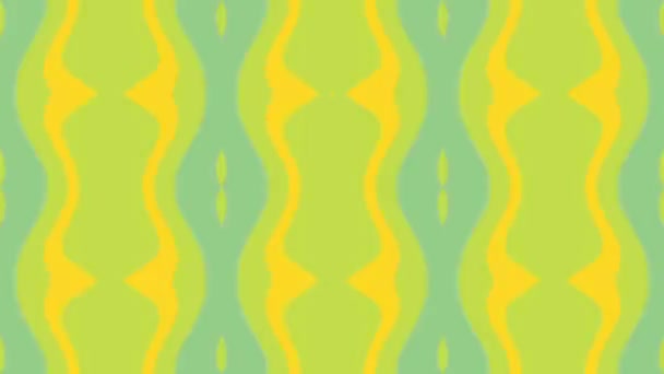 Яркий Красочный Фон Абстрактным Рисунком Вертикальных Движущихся Радужных Волнистых Полос — стоковое видео