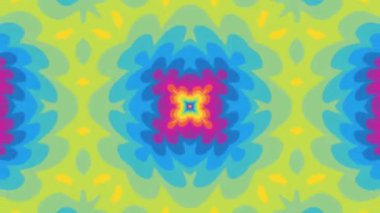 Parlak yanardöner arkaplan, soyut rengarenk eşmerkezli zonklama