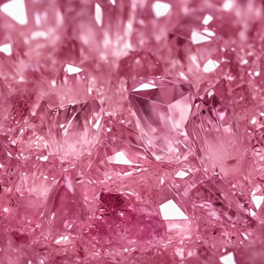 Güzel pembe kristal, soyut arkaplan