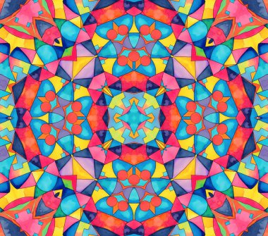 Tasarım için soyut desenli parlak çokrenkli arkaplan