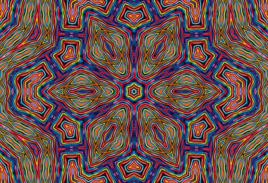 Tasarım için çizgilerden soyut suluboya desenli parlak arkaplan