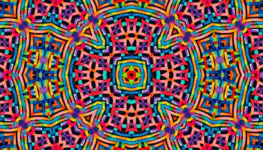 Tasarım için soyut parlak çok renkli desen, renkli arkaplan