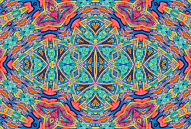 Tasarım için parlak renkli soyut desenli arkaplan