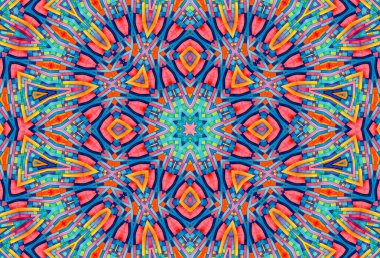 Tasarım için parlak renkli soyut desenli arkaplan