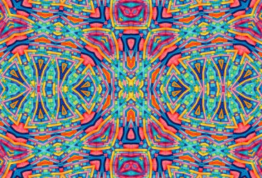 Tasarım için parlak renkli soyut desenli arkaplan