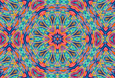 Tasarım için parlak renkli soyut desenli arkaplan