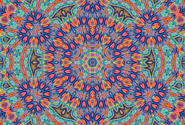 Tasarım için parlak renkli desenli soyut arkaplan