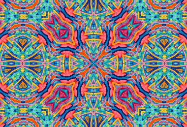 Tasarım için parlak renkli soyut desenli arkaplan