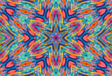 Tasarım için parlak renkli soyut desenli arkaplan