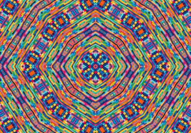 Tasarım için parlak renkli soyut desenli arkaplan