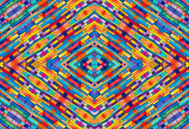 Renkli çizgiler ve dikdörtgenlere sahip arkaplan, tasarım için soyut çok renkli desen