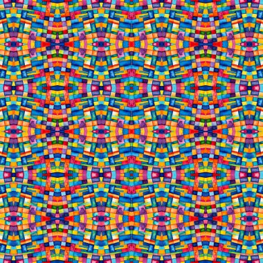 Tasarım için parlak soyut seçili renkli desen