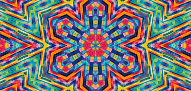 Tasarım için parlak renkli soyut desenli arkaplan