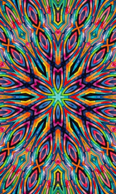 Tasarım için soyut çokrenkli desenli parlak arkaplan