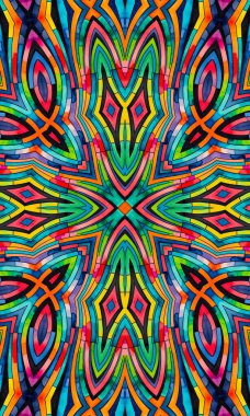 Tasarım için soyut çokrenkli desenli parlak arkaplan