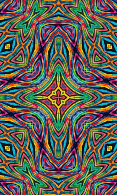 Tasarım için soyut çokrenkli desenli parlak arkaplan