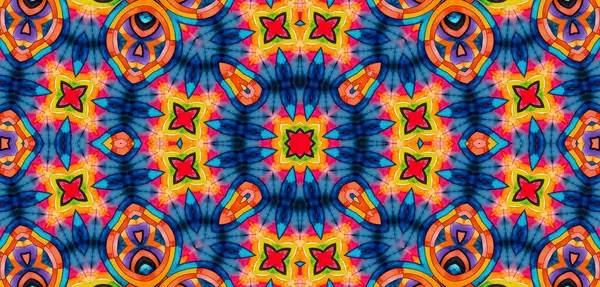 Tasarım için parlak çokrenkli arkaplan, renkli soyut kaleydoskopik desen