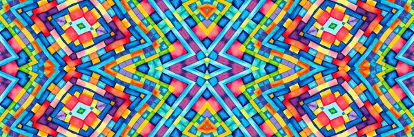 Tasarım için parlak soyut kaleydoskopik desen