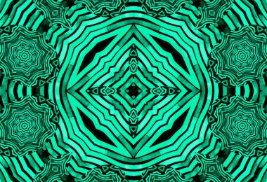 Tasarım için soyut desenli tek renkli zümrüt arkaplan