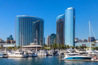 San Diego Körfezi marina bölgesi, California, ABD