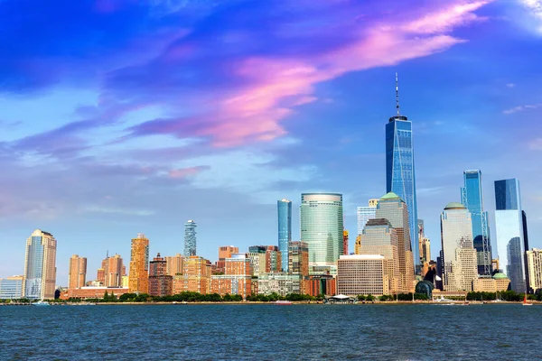 Vue Panoramique Paysage Urbain Manhattan New York Usa — Photo