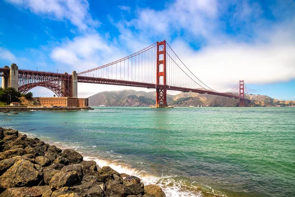 Golden Gate Bridge San Francisco Kalifornia Stany Zjednoczone Ameryki — Zdjęcie stockowe