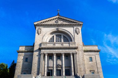 Montreal 'de Aziz Joseph Oratory Güneşli bir günde, Quebec, Kanada